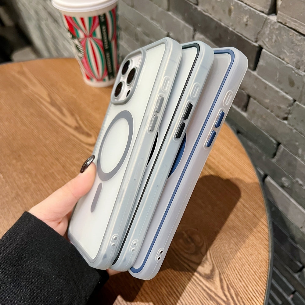 Magnetic Wireless Charging Smoke Phone Case