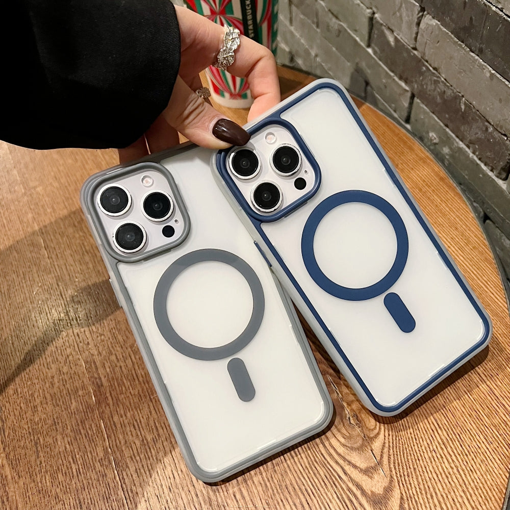 Magnetic Wireless Charging Smoke Phone Case