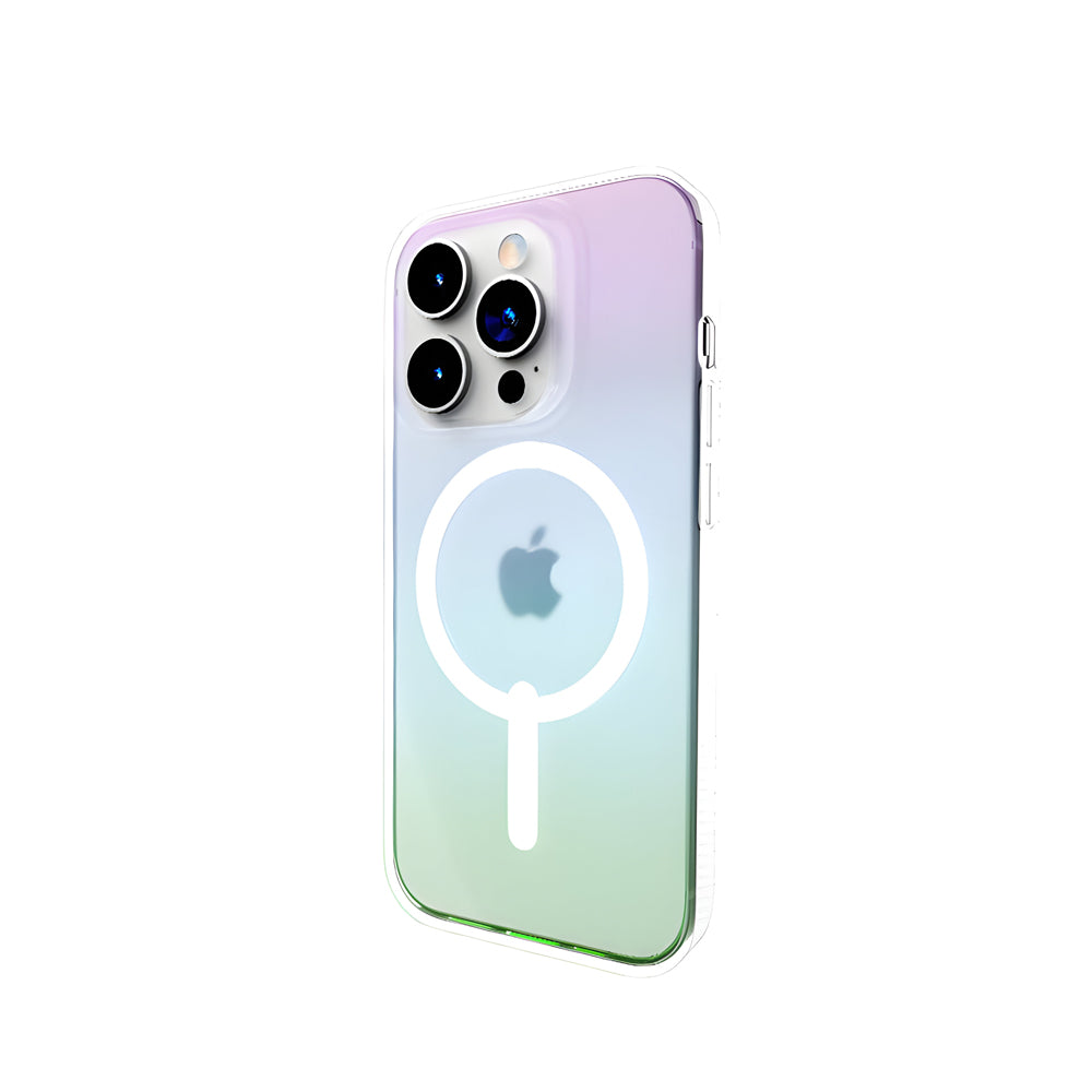 Transparent Magnetic Wireless Charging Anti-fall PC (Hard) Case - iPhone 15 Plus