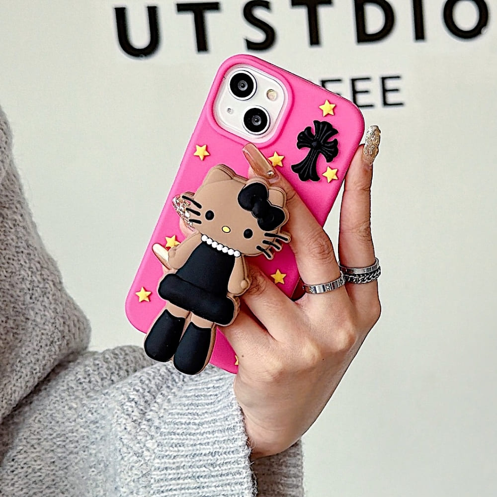 Midnight Glam Kitty Phone Case