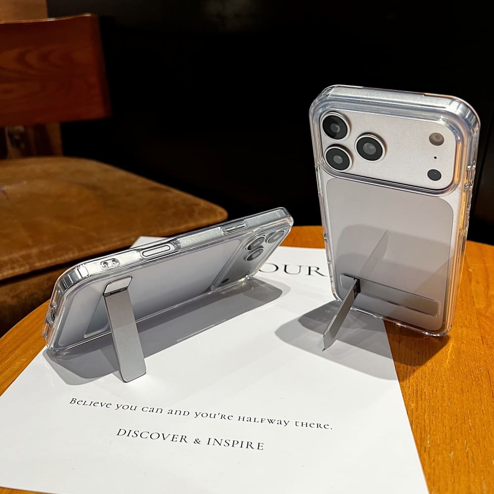 Pro Gaurd Transparent Stand Phone Case