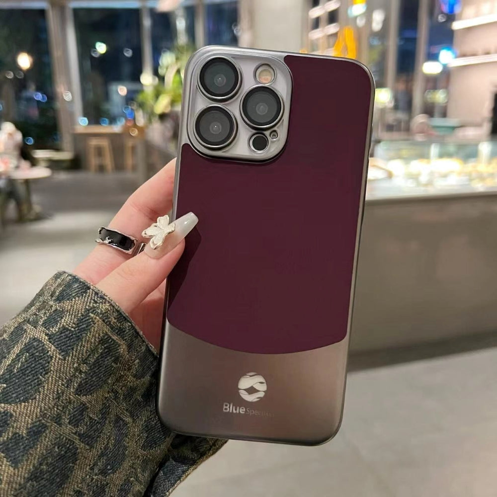 Protective Premium Titanium Paint Dual Tone Thin Phone Case