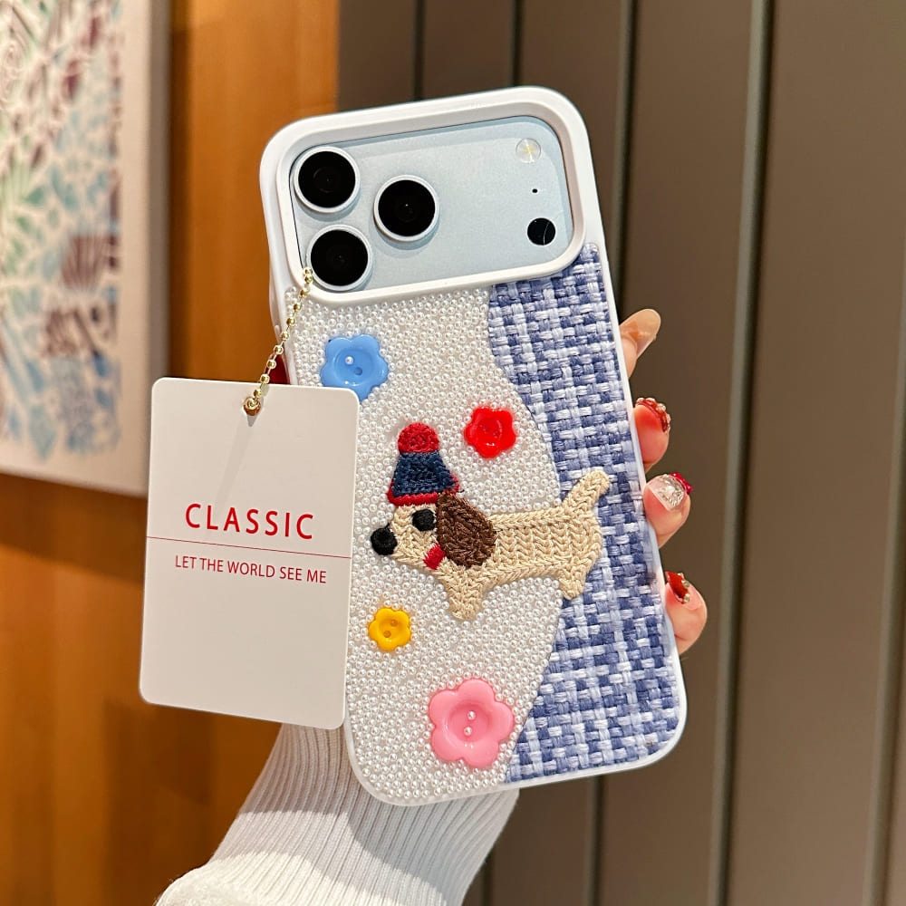 Puppy Bloom Phone Case