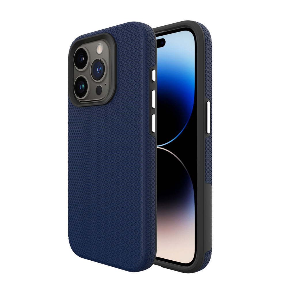 Shockproof Rugged Metal Button Phone Case