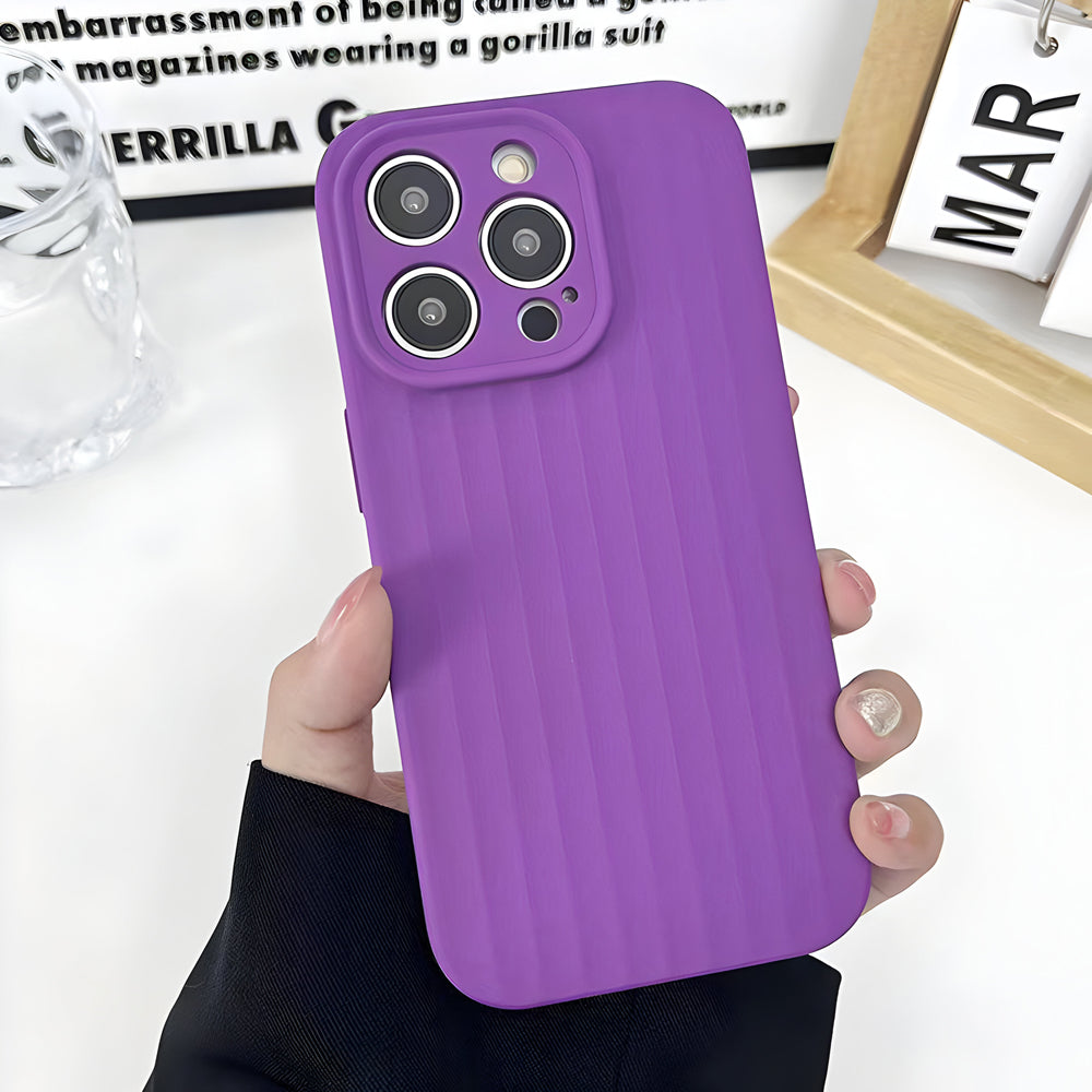 Premium Stripe Silicone Camera Protection Cover