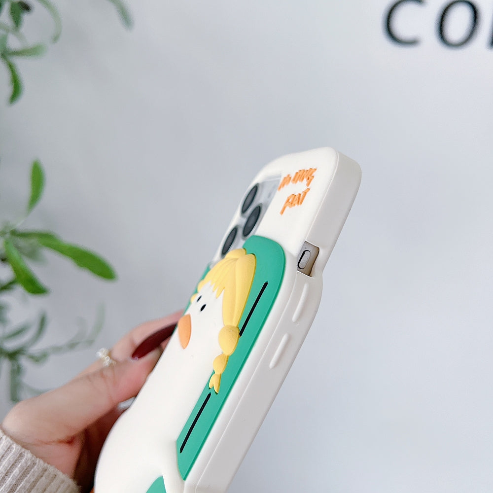 Soft Silicone Ducklings Phone Case