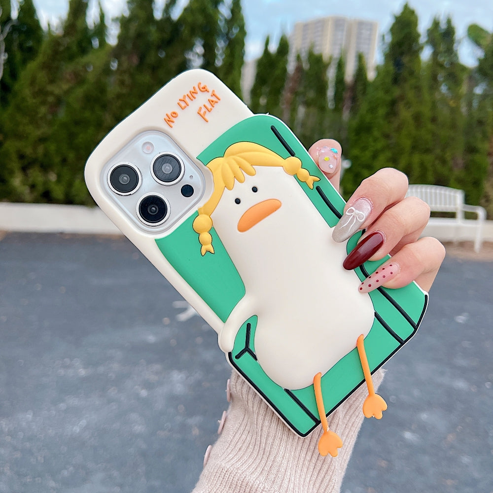 Soft Silicone Ducklings Phone Case