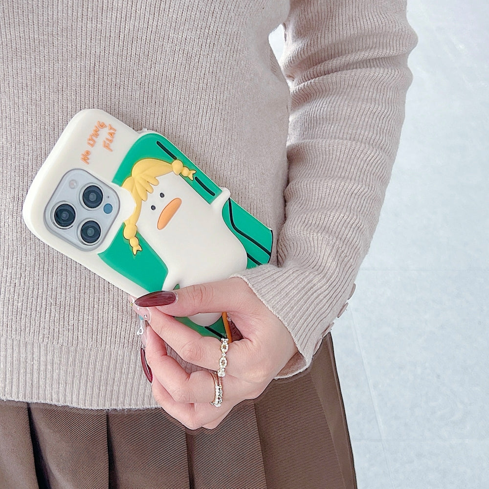 Soft Silicone Ducklings Phone Case