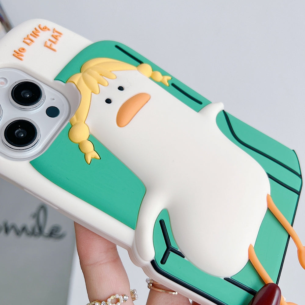 Soft Silicone Ducklings Phone Case