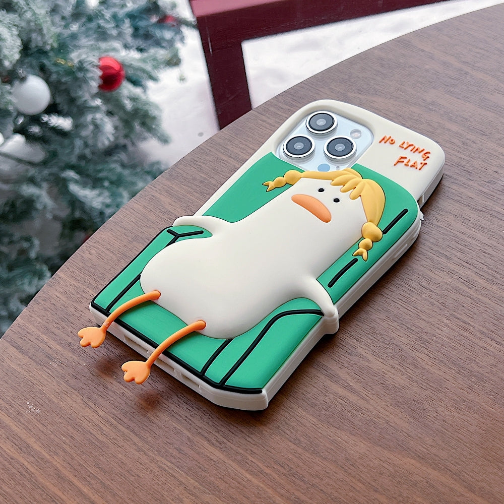 Soft Silicone Ducklings Phone Case