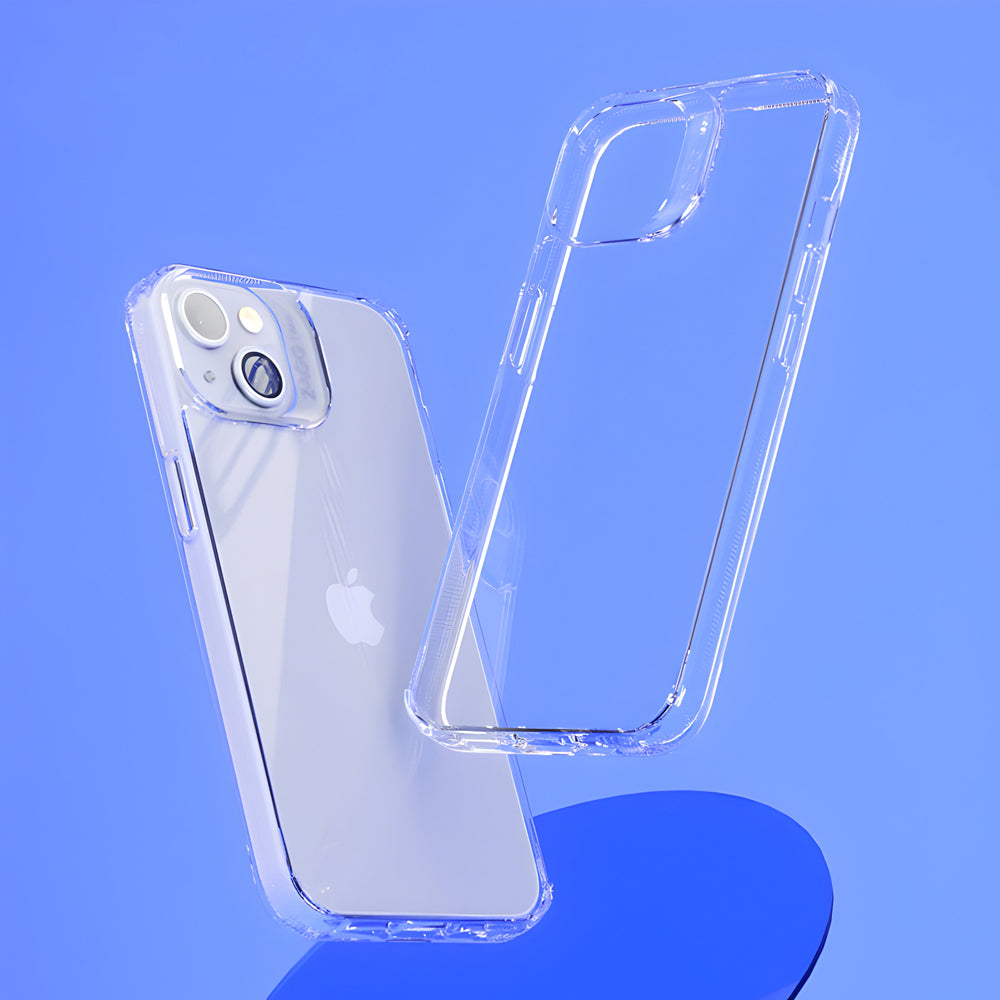 Transparent Anti-Fall Clear Case - iPhone 15 Plus