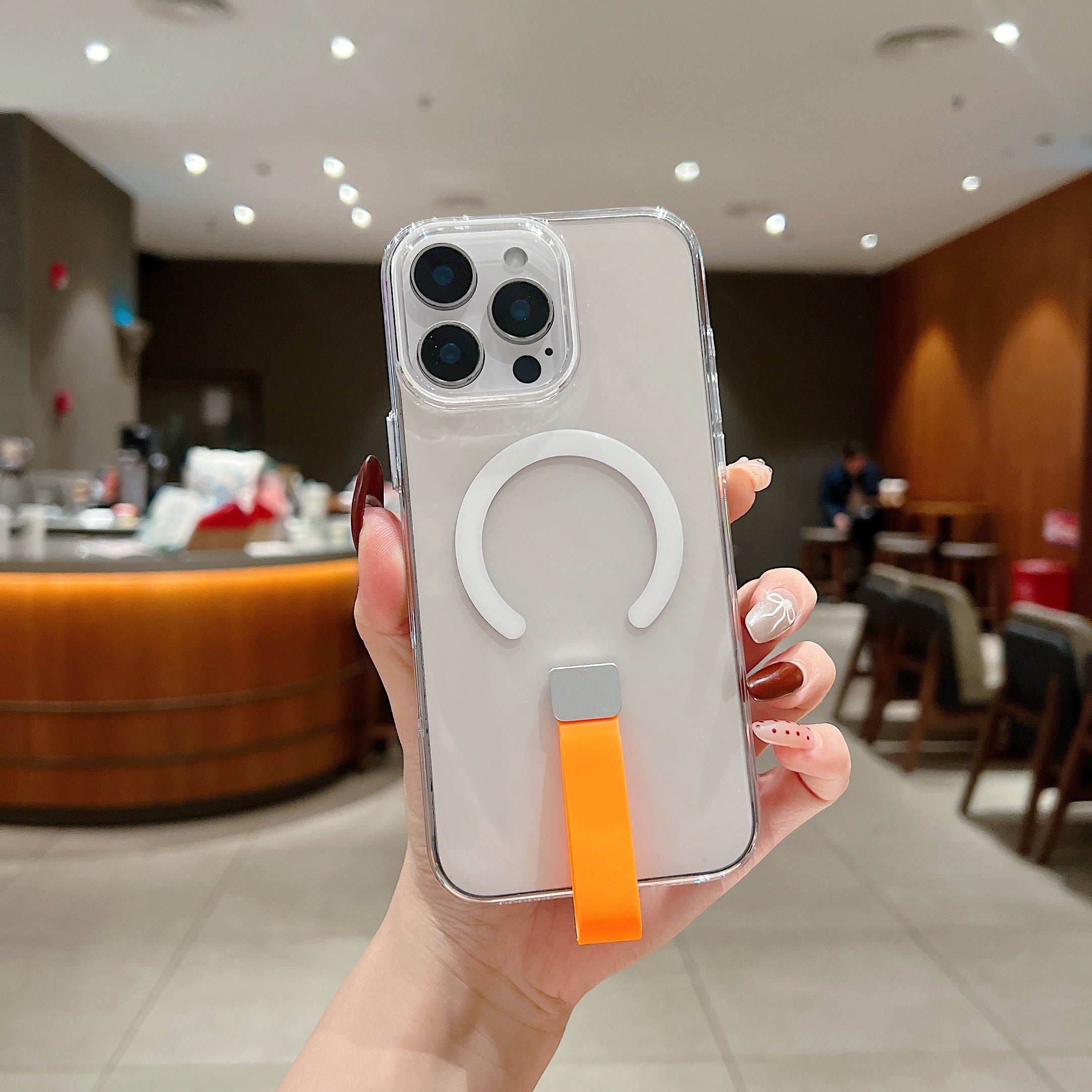 Transparent Color Wireless Charging Phone Case