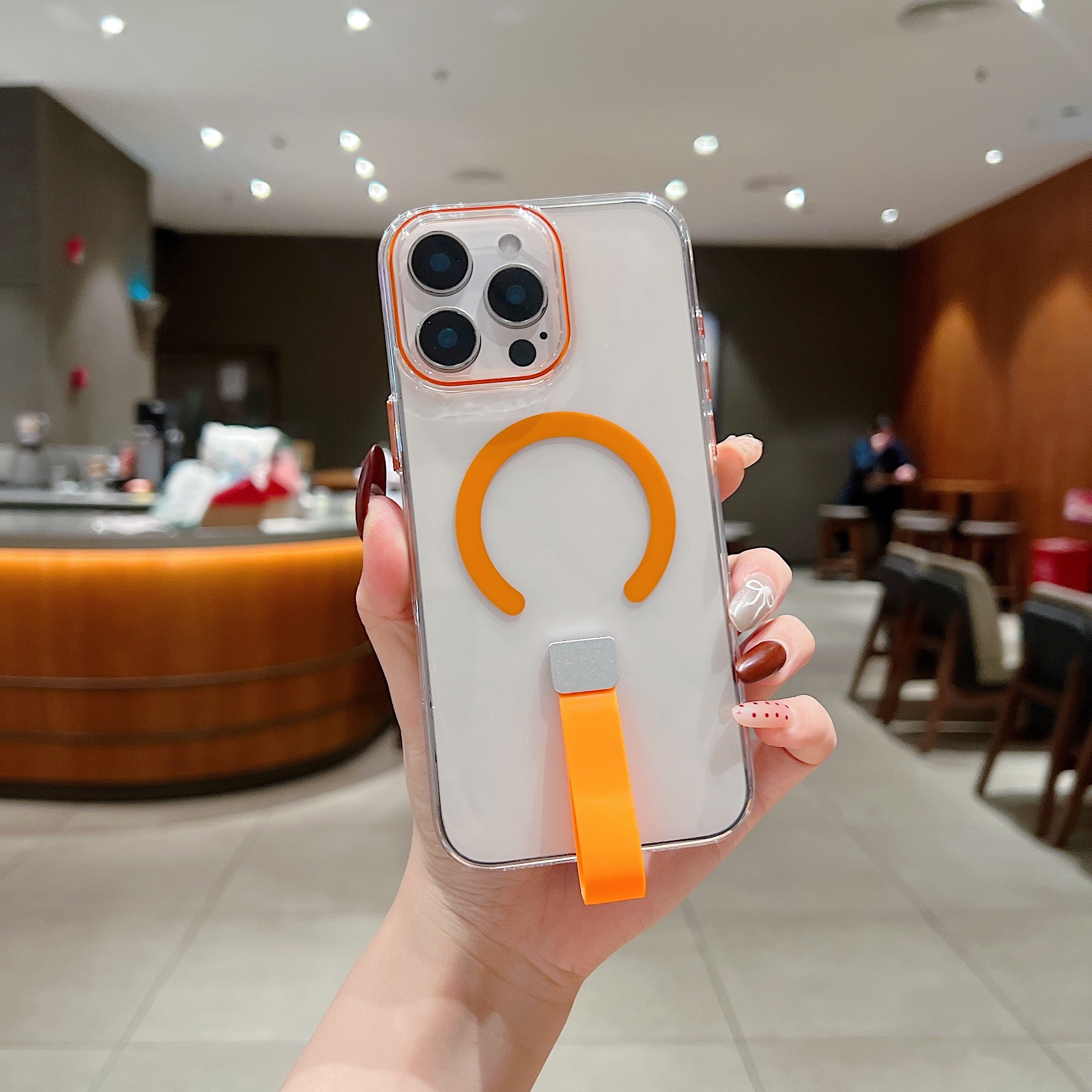 Transparent Color Wireless Charging Phone Case