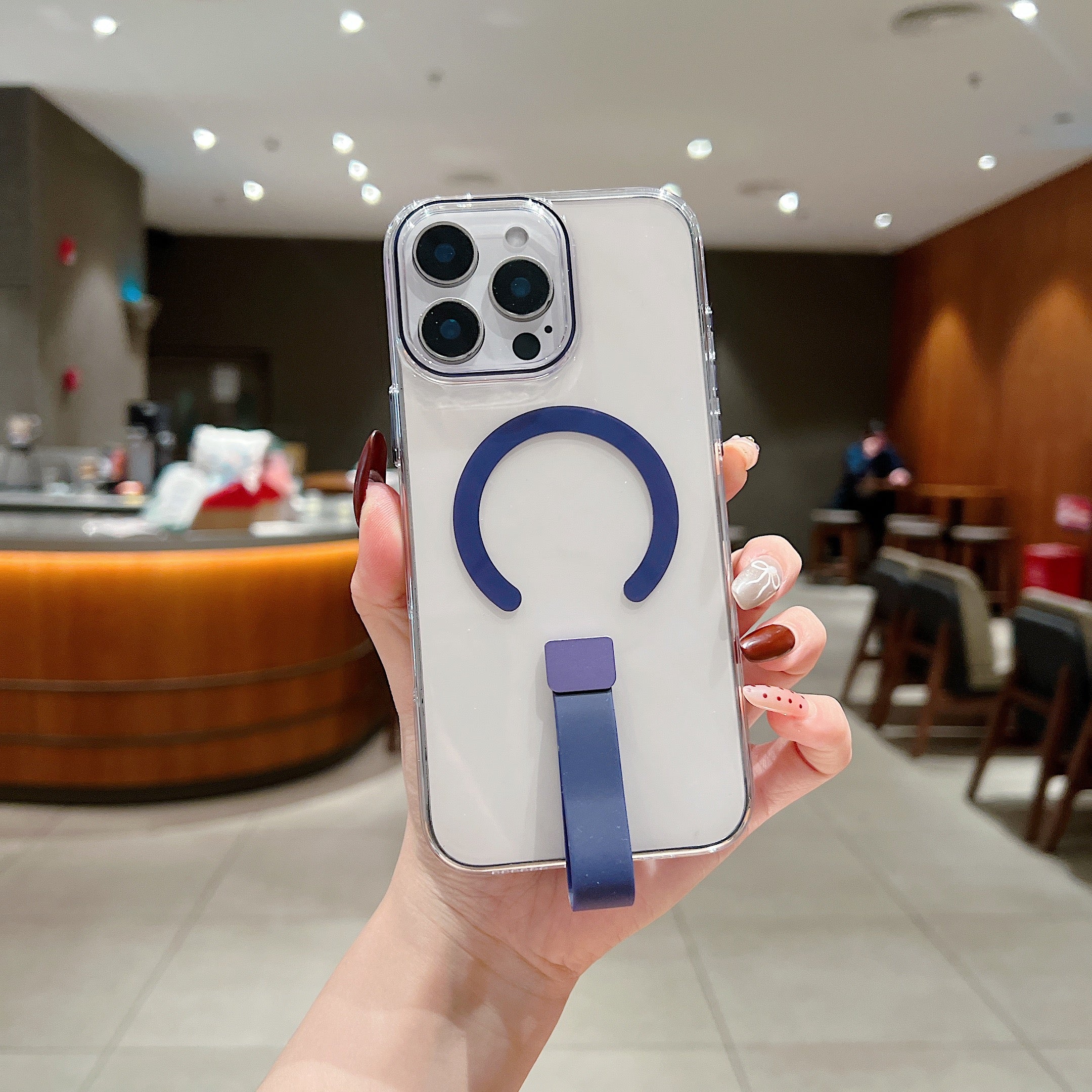 Transparent Color Wireless Charging Phone Case